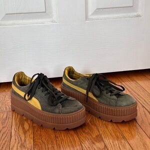 Puma x Fenty Cleated Creeper Suede Platform Sneakers